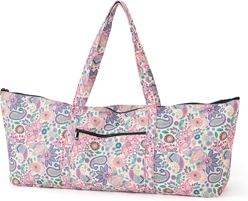 Boulder Bee | Yoga Mat Bag | Large Yoga Mat Carrier with Wet Pocket | Yoga Gifts | Gym Tote Bag for Women - Image 1